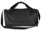 Sac de sport noir avec poignées et bandoulière.