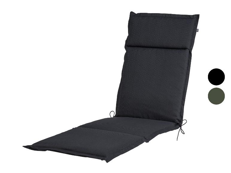 Coussin de salon noir avec dossier supplémentaire.