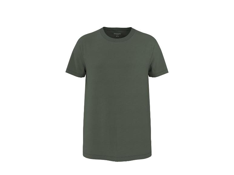 T-shirt homme vert foncé à manches courtes