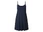Robe à fines bretelles bleu marine simple