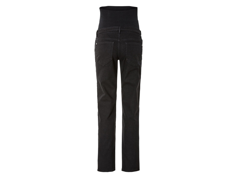 Un jean de maternité noir vu de dos