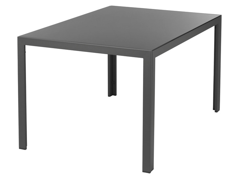 Aller en mode plein écran Table de jardin en aluminium anthracite plateau réversible LIVARNO home Toronto - Photo 3