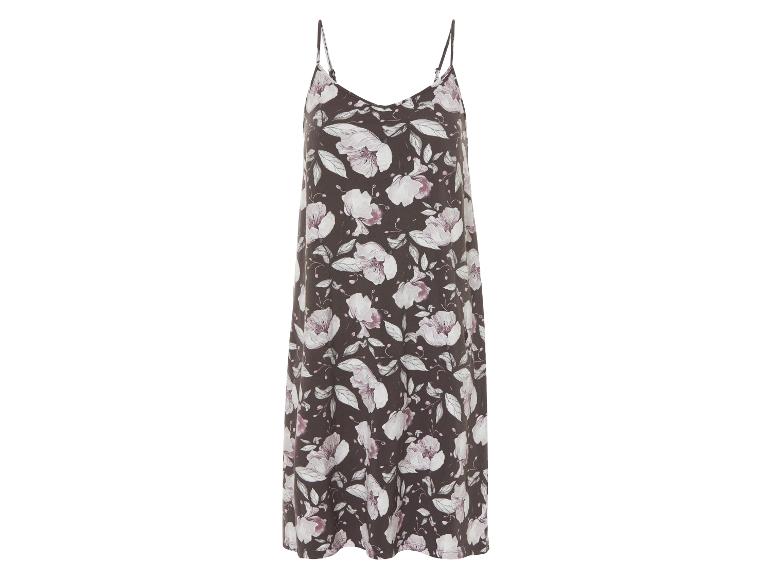 Robe longue à bretelles fines, motif floral