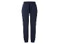 Pantalon de jogging femme bleu marine avec cordon de serrage à la taille.