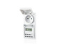 Een witte stopcontact met een digitale timer.