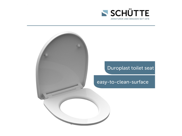 Ga naar volledige schermweergave: Schütte WC-zitting hoogglans met soft-close-mechanisme en snelsluiting - afbeelding 4