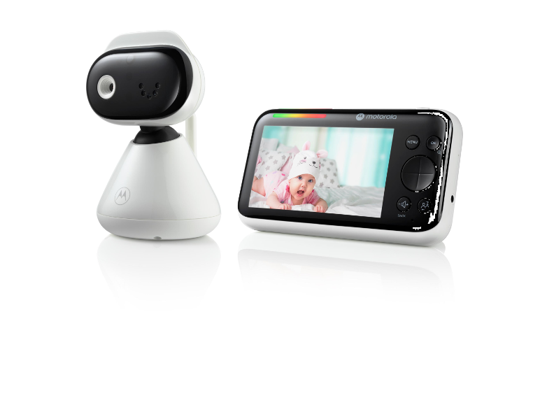 Motorola babyfoon met camera en scherm.