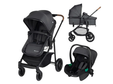 BEBECONFORT Poussette »Haze Trio« 3en1, compacte et facile à plier.