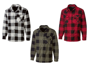 PARKSIDE® Geruit overshirt met fleece