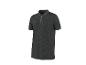 Polo homme gris foncé à manches courtes avec col.