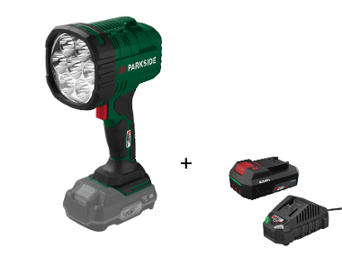 PARKSIDE® Lampe de travail sans fil avec batterie et chargeur