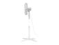 Witte staande ventilator: perfect voor thuis.