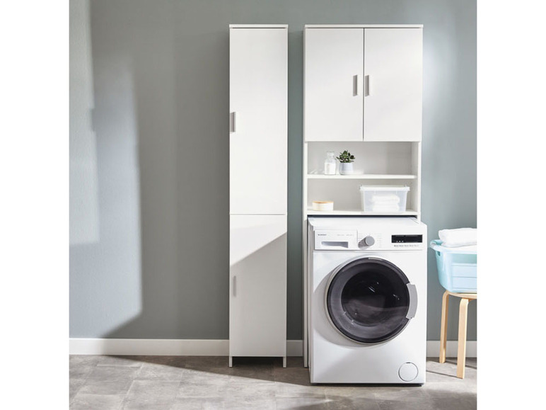 Ga naar volledige schermweergave: LIVARNO home Wasmachine-ombouwkast, 64,5 x 190 x 25 cm - afbeelding 7