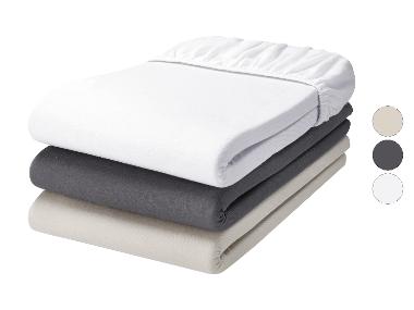 LIVARNO® Drap-housse en jersey, 180-200 x 200 cm