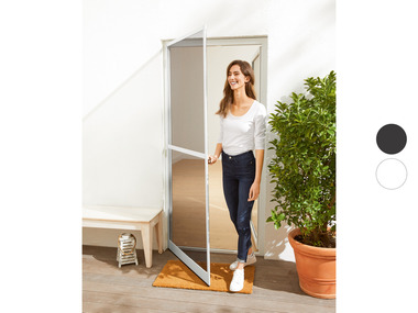 LIVARNO home Porte-moustiquaire en aluminium, 100 x 210 cm