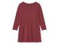Robe rouge à manches longues pour fille.