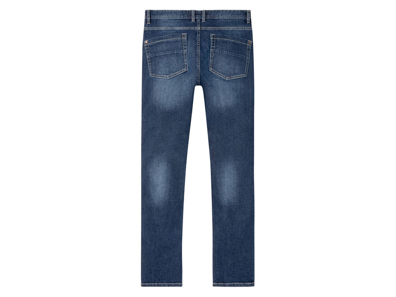 Ga naar volledige schermweergave: LIVERGY® Slim fit jeans van een katoenmix - afbeelding 4