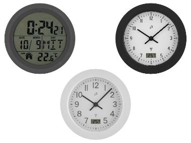 AURIOL® Horloge de salle de bains radioguidée
