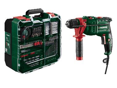 PARKSIDE® Set de perceuse à percussion « PSBM 750 C3 »