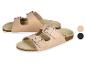 Sandales Esmara pour femmes à deux brides, options beige clair et noir