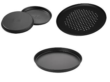 zenker Set de plaques à pizza, 2 pièces