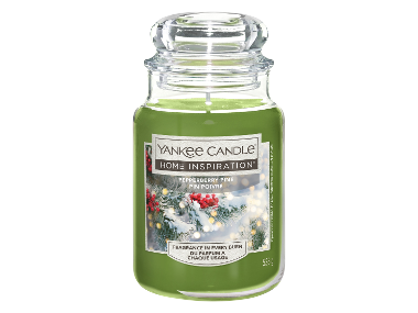 YANKEE CANDLE Bougie parfumée Pepperberry Pine, Large Jar