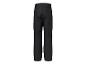 Pantalon d'extérieur noir taille haute et coupe droite, vu de dos.