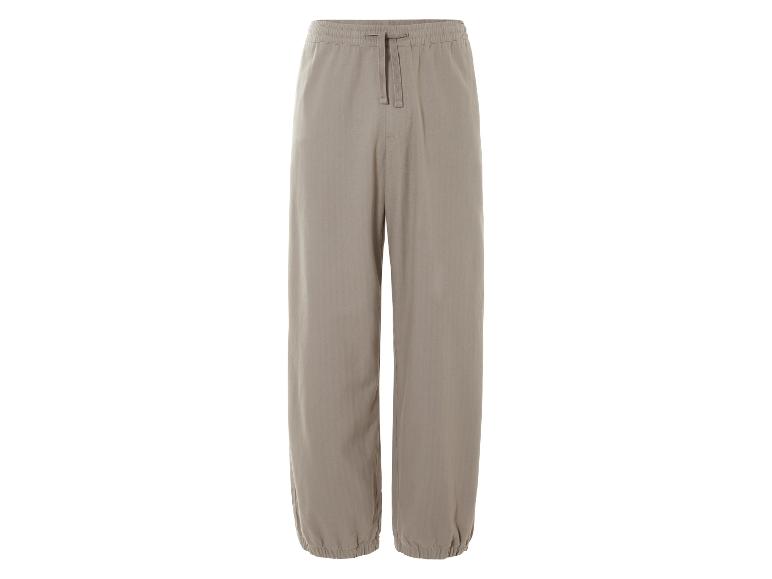 Beige broek met trekkoord