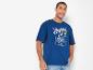 Lidl donkerblauw t-shirt met ontbijtprint.