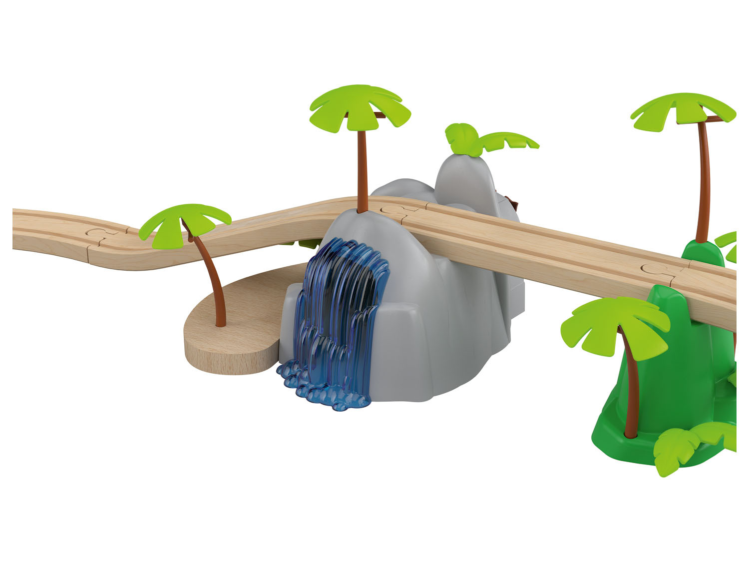 Playtive Chemin de fer en bois jungle ou train de pass…