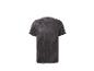 Donkergrijs sportshirt met korte mouwen en geometrisch patroon