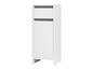 Armoire blanche avec un tiroir et une porte.