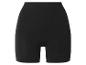 Short de cyclisme noir sans couture taille haute