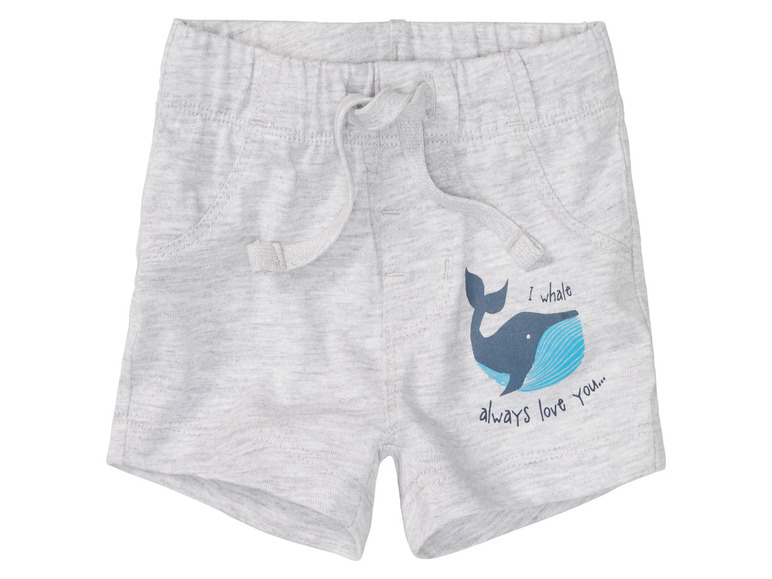 Aller en mode plein écran lupilu® Set de 2 shorts en coton bio pour bébés - Photo 10