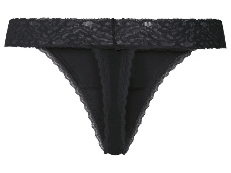Ga naar volledige schermweergave: esmara® Set van 5 strings van een katoenmix - afbeelding 4