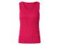 Fuchsia geribde dames tanktop