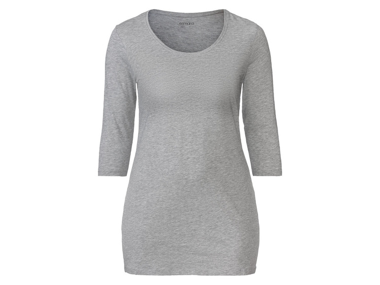 Aller en mode plein écran esmara® Longshirt avec manches 3/4 en un mélange de coton - Photo 6