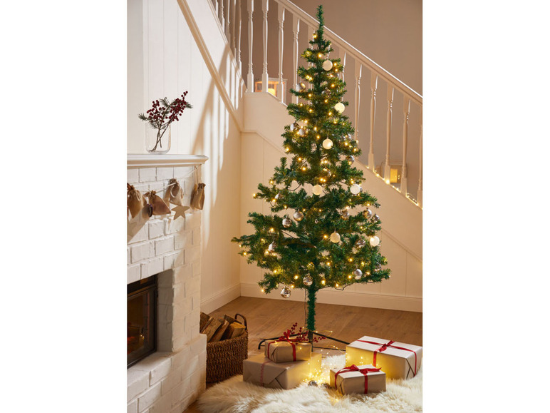Ga naar volledige schermweergave: LIVARNO home Kunstkerstboom met ledverlichting, hoogte 210 cm - afbeelding 3