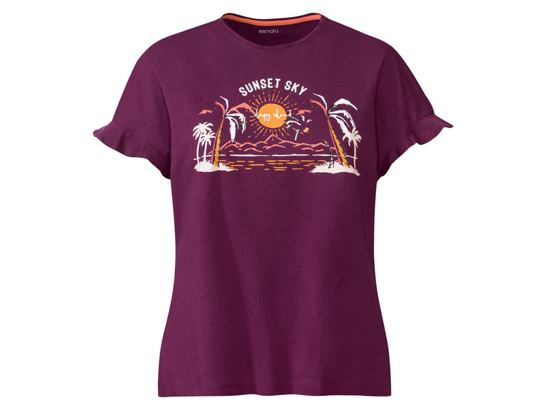 Aller en mode plein écran esmara® T-shirt de nuit en un mélange de coton - Photo 6