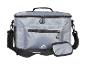 Sac isotherme Crivit gris avec bandoulière.