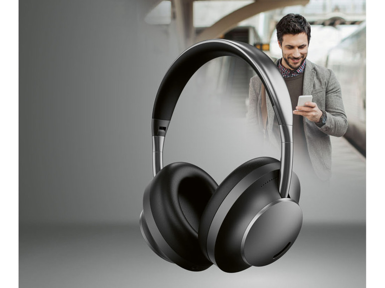 Ga naar volledige schermweergave: Koptelefoon met Noise Cancelling, Bluetooth® SILVERCREST® - afbeelding 8