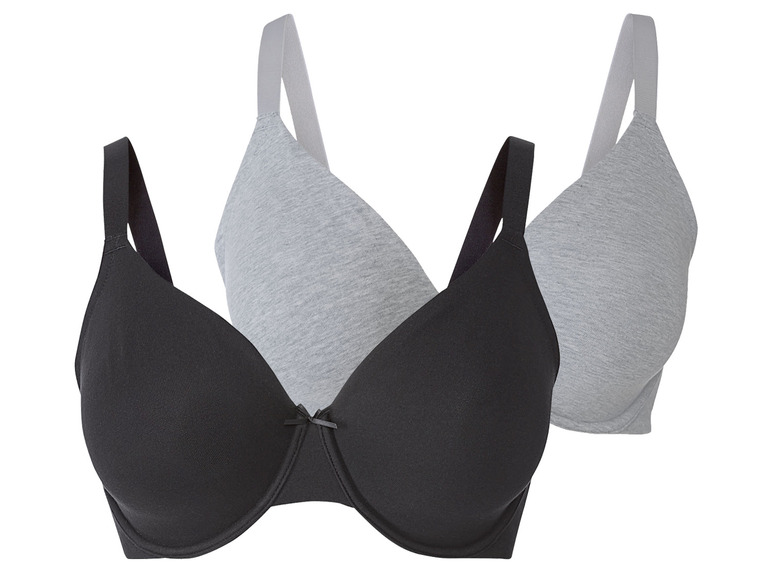 Aller en mode plein écran esmara® Set de 2 soutiens-gorge à armatures avec bonnets préformés - Photo 5