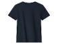 T-shirt basique bleu marine à manches courtes, vue de dos