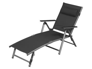 LIVARNO home Chaise longue en aluminium »Houston«, pliable