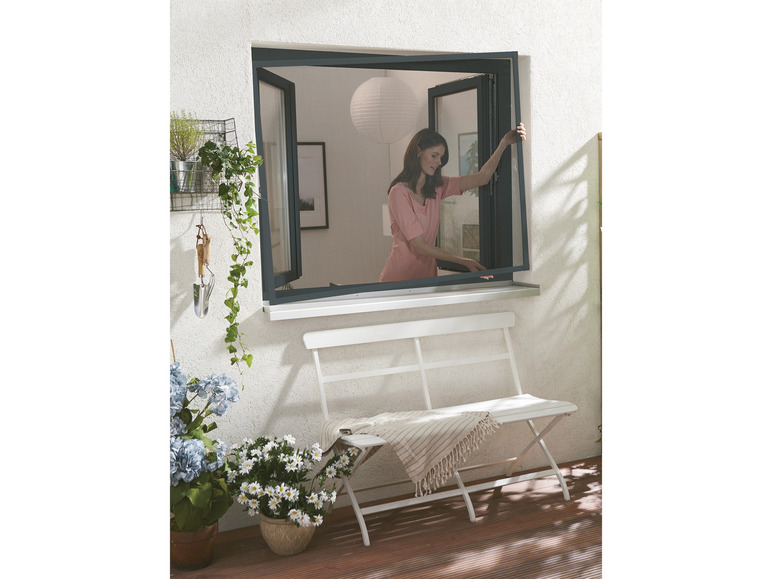 Ga naar volledige schermweergave: LIVARNO home Aluminium vliegenraam, 100 x 120 cm - afbeelding 11