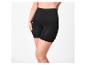 Shorty noir taille haute pour femme.