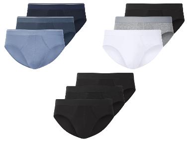 ESMARA MEN Slips pour hommes, 3 pièces