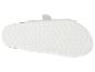 Zool van een witte slipper met golvend patroon