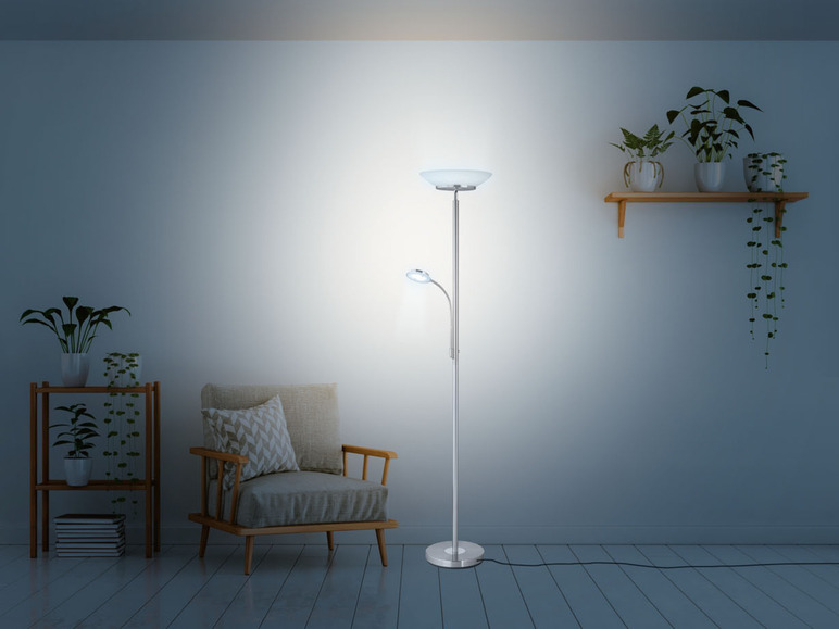 Aller en mode plein écran LIVARNO home Lampadaire à LED avec liseuse - Photo 7