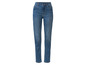 Blauwe skinny jeans voor vrouwen.